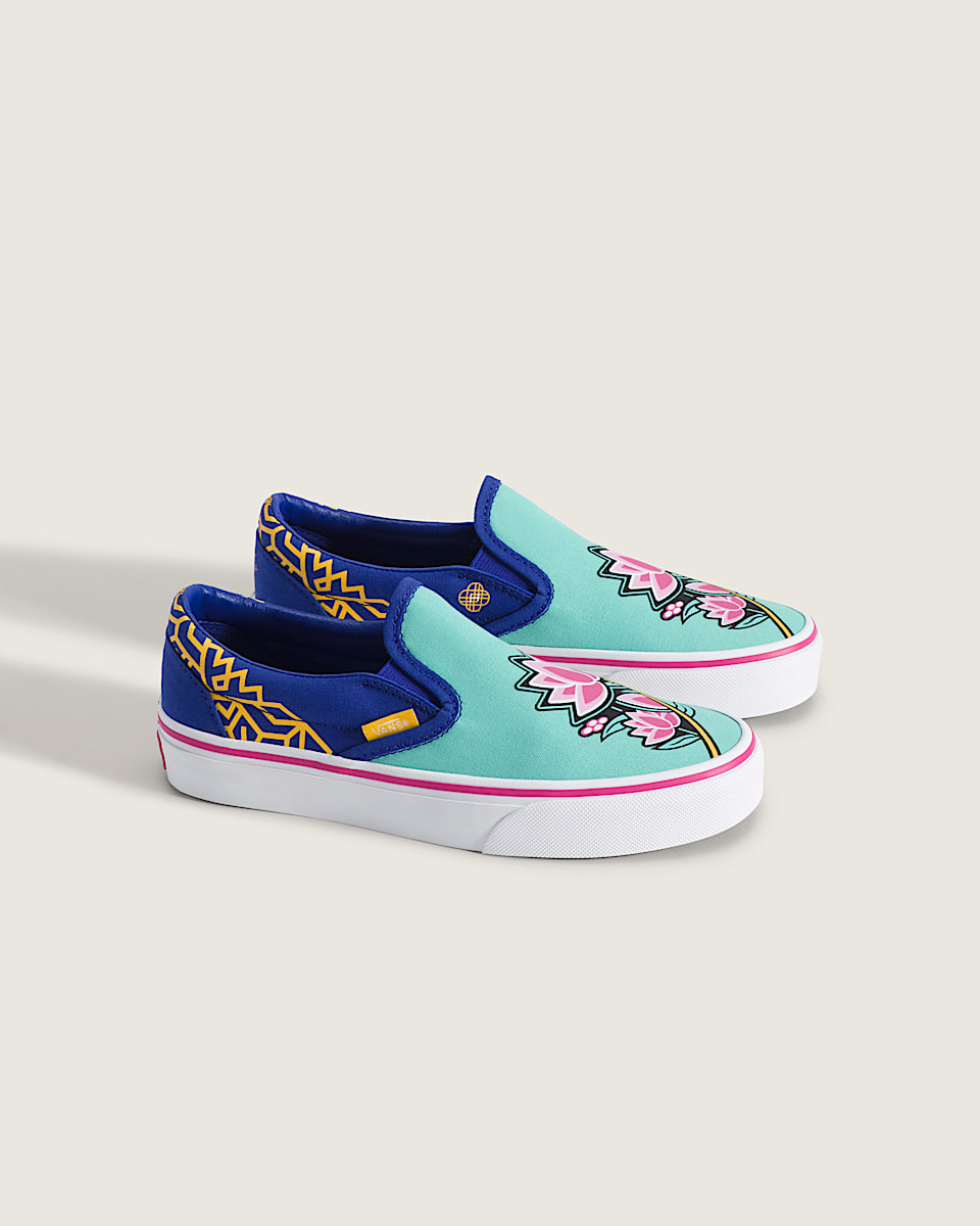 KPop Demon Hunters x Vans Big Kids Classic Slip-On Shoe
