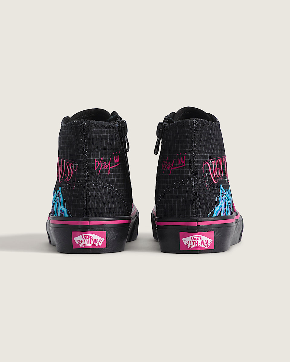 KPop Demon Hunters x Vans Little Kids Authentic Hi 2.0 Zip Shoe