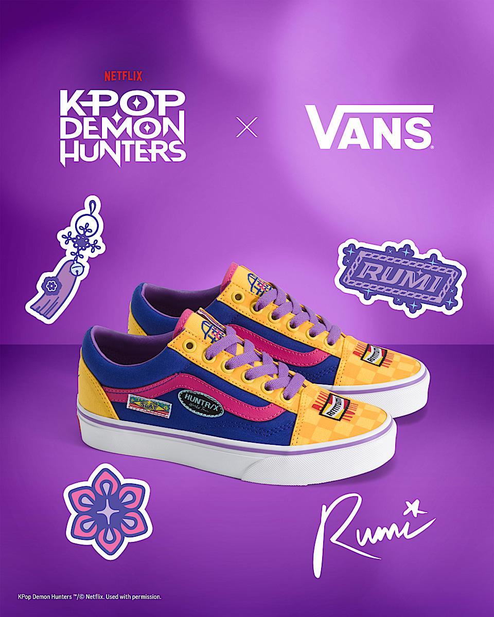 KPop Demon Hunters x Vans Big Kids Old Skool Shoe