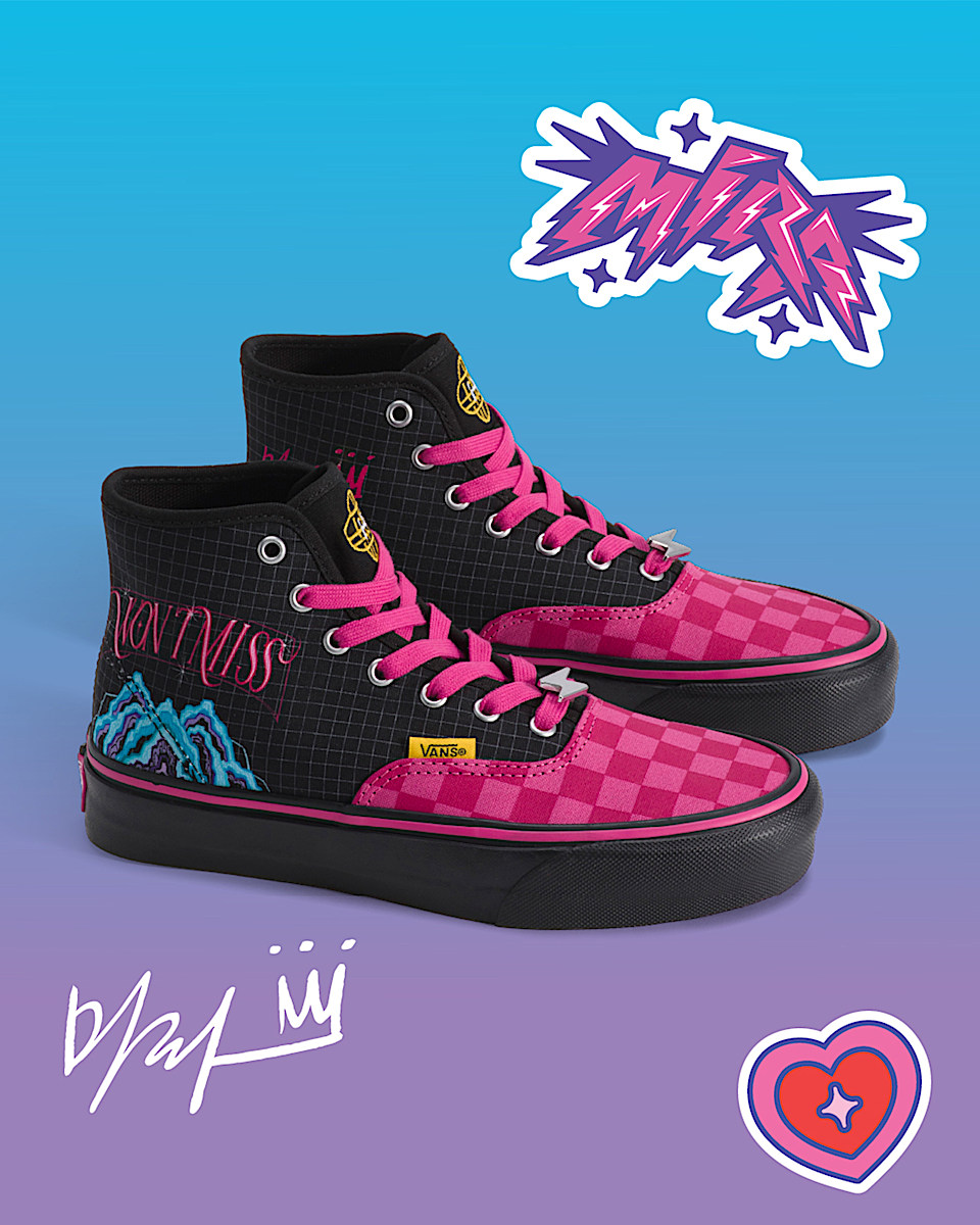 KPop Demon Hunters x Vans Big Kids Authentic Hi 2.0 Shoe