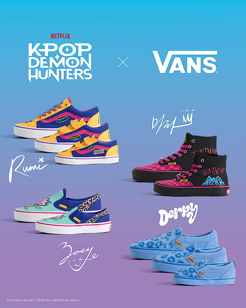 KPop Demon Hunters x Vans Toddler Old Skool V Shoe