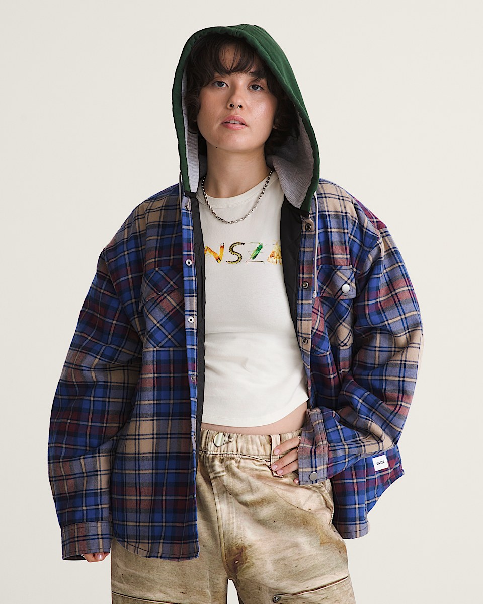 VANSZA Flannel Hoodie
