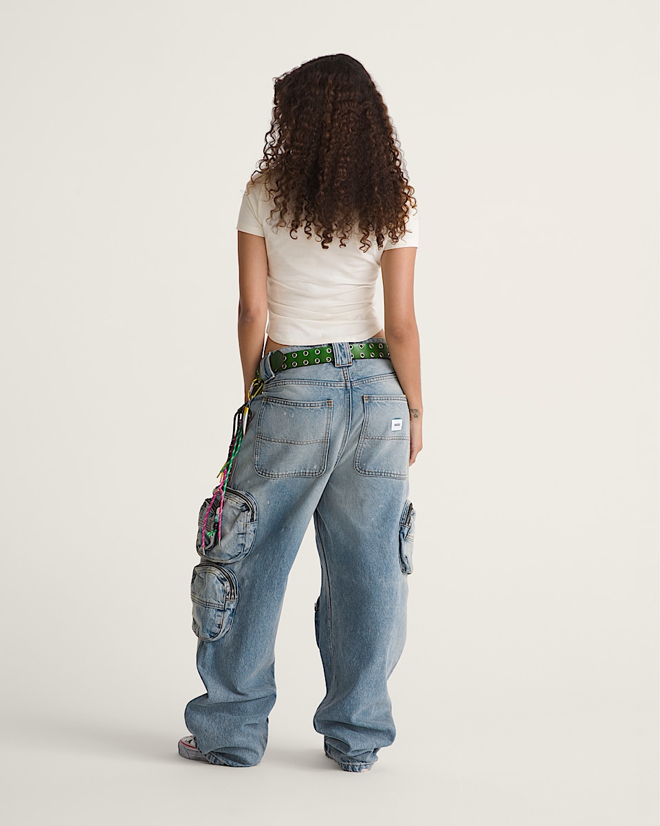 VANSZA Multi-Pocket Denim Pant