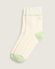 Waffle Half Crew Socks