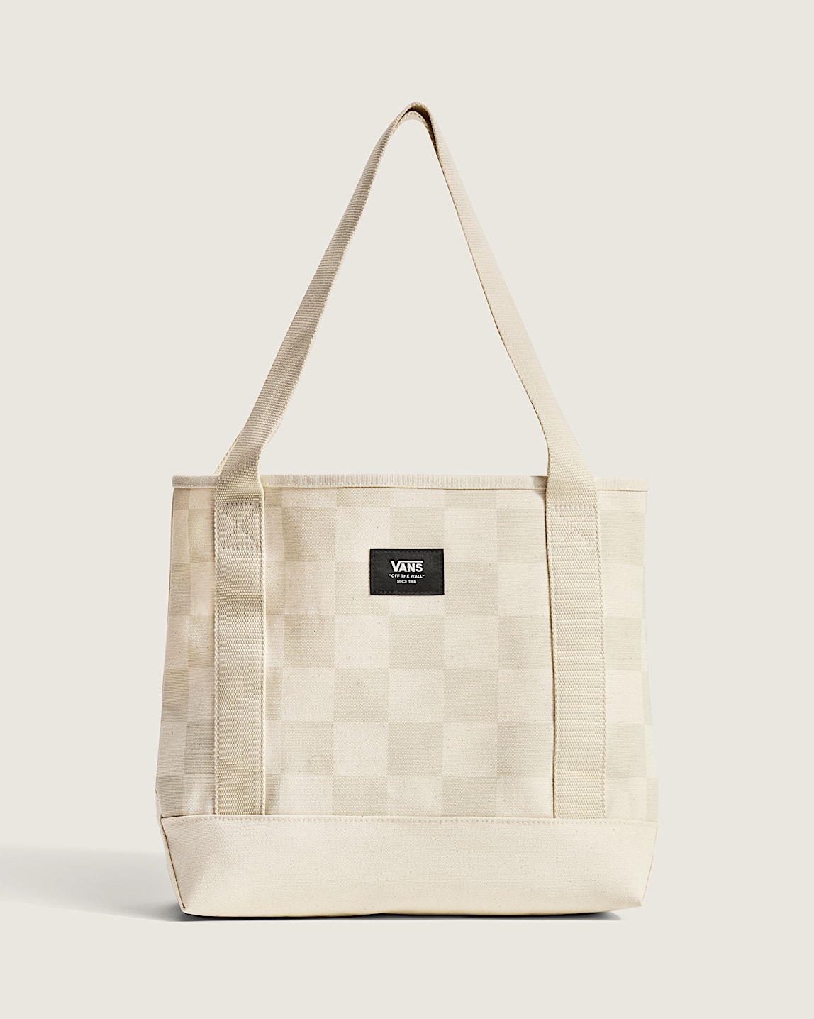 Tell All Zip Tote Bag in Checkerboard Black | Vans