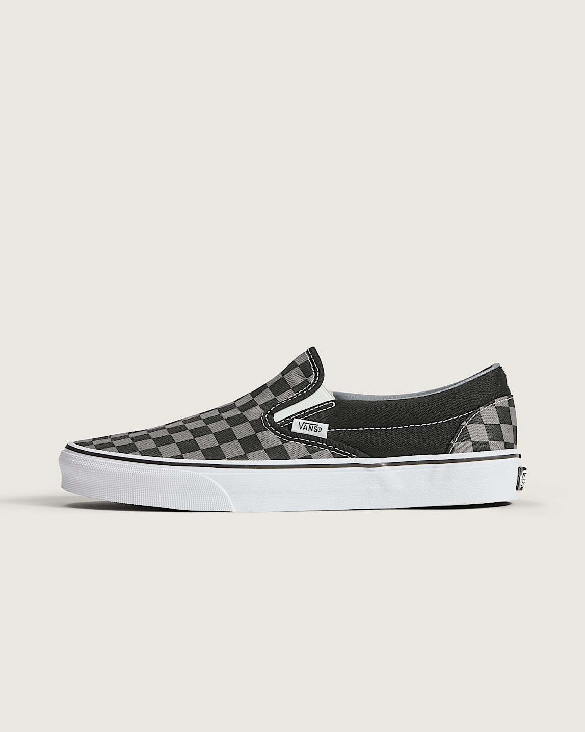 Classic Slip-On Shoe in Checkerboard Blue / Orange | Vans