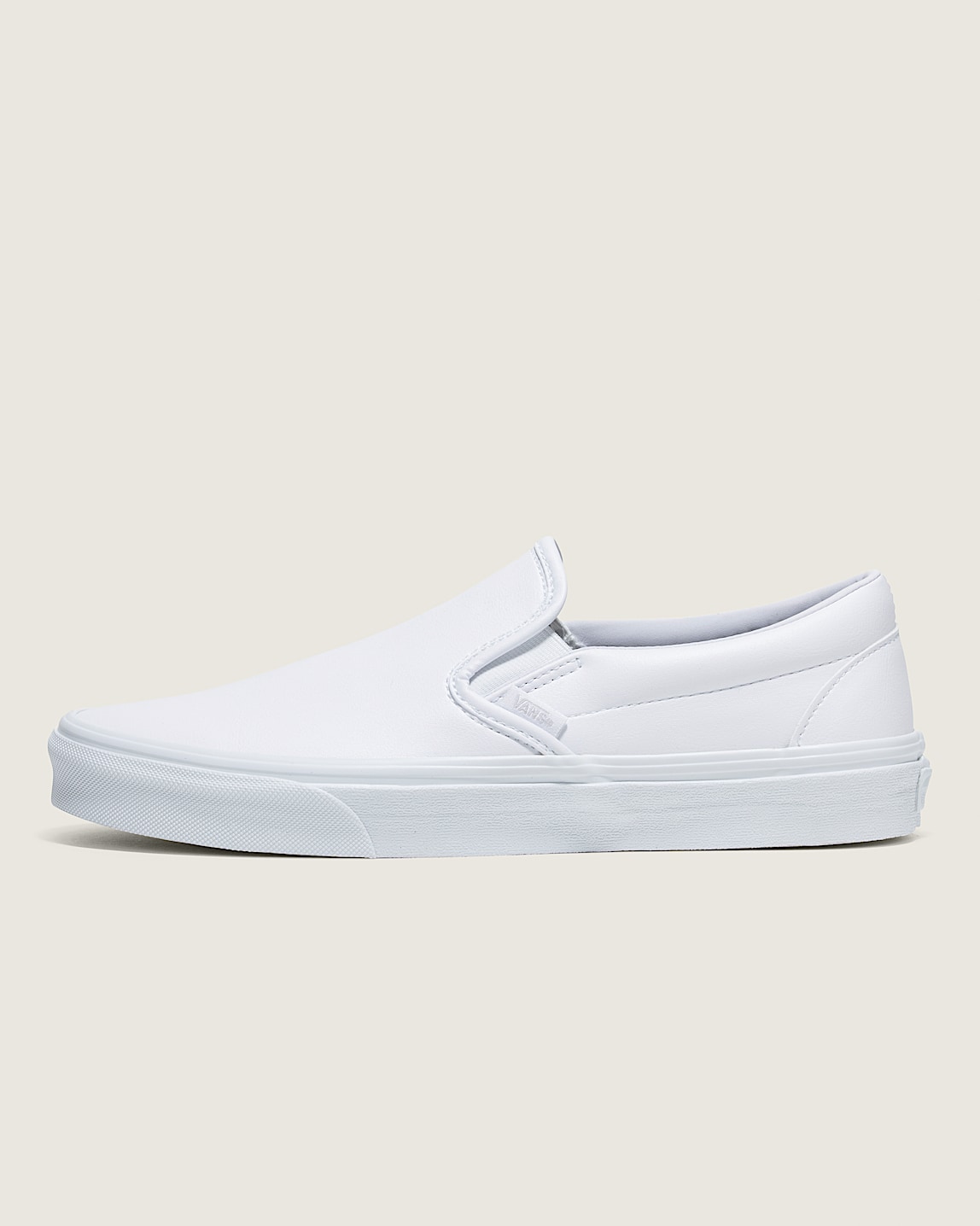 Classic Slip-On Shoe in Marshmallow White / Blue | Vans display picture 2