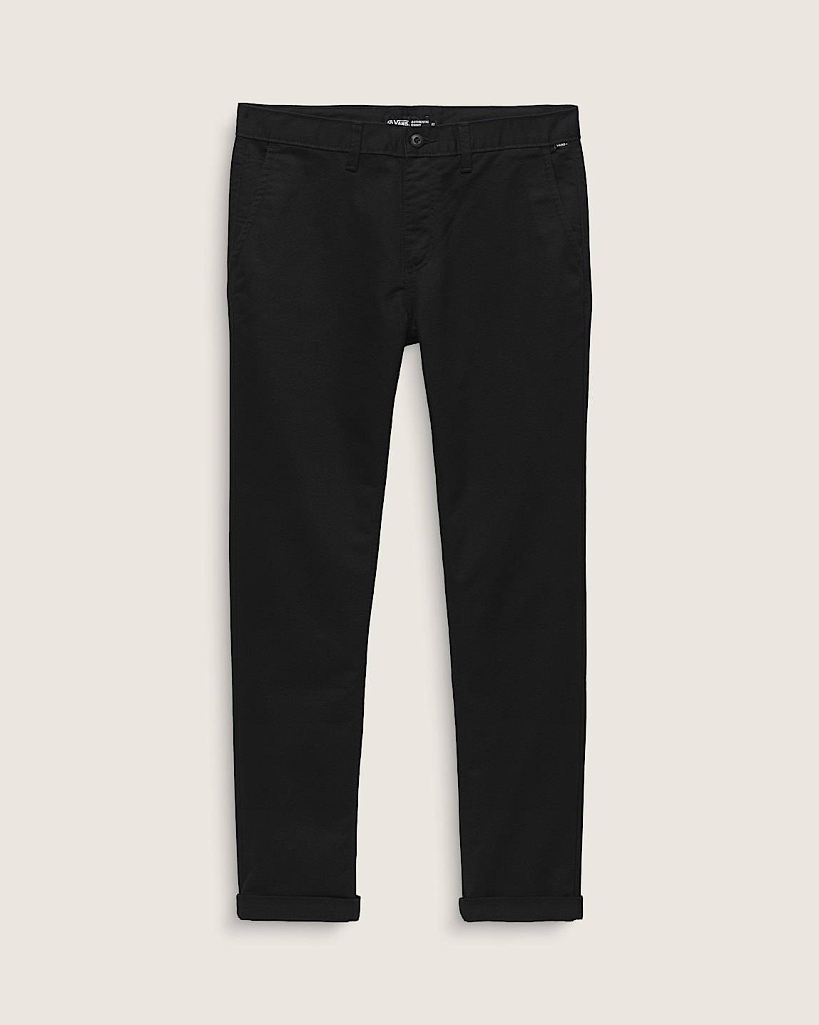 Stretch Logo Fleece Pants in Black / White | Vans