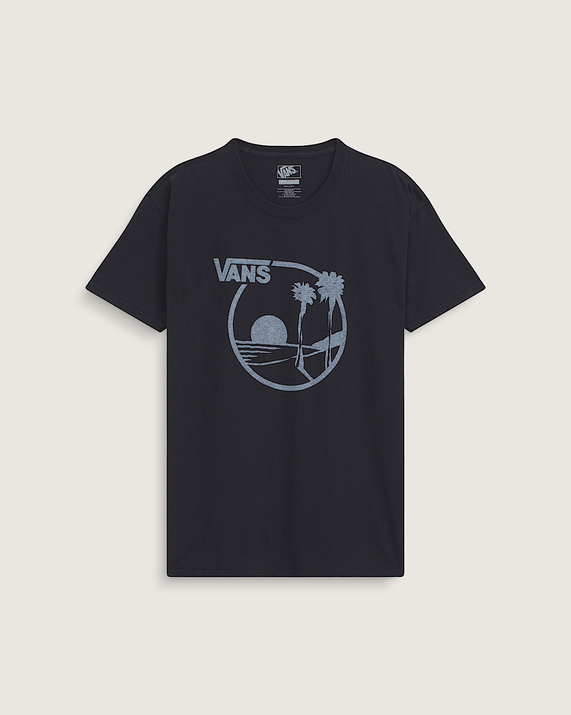 Waffle Shop Wave Blend T-Shirt in Navy Blue | Vans
