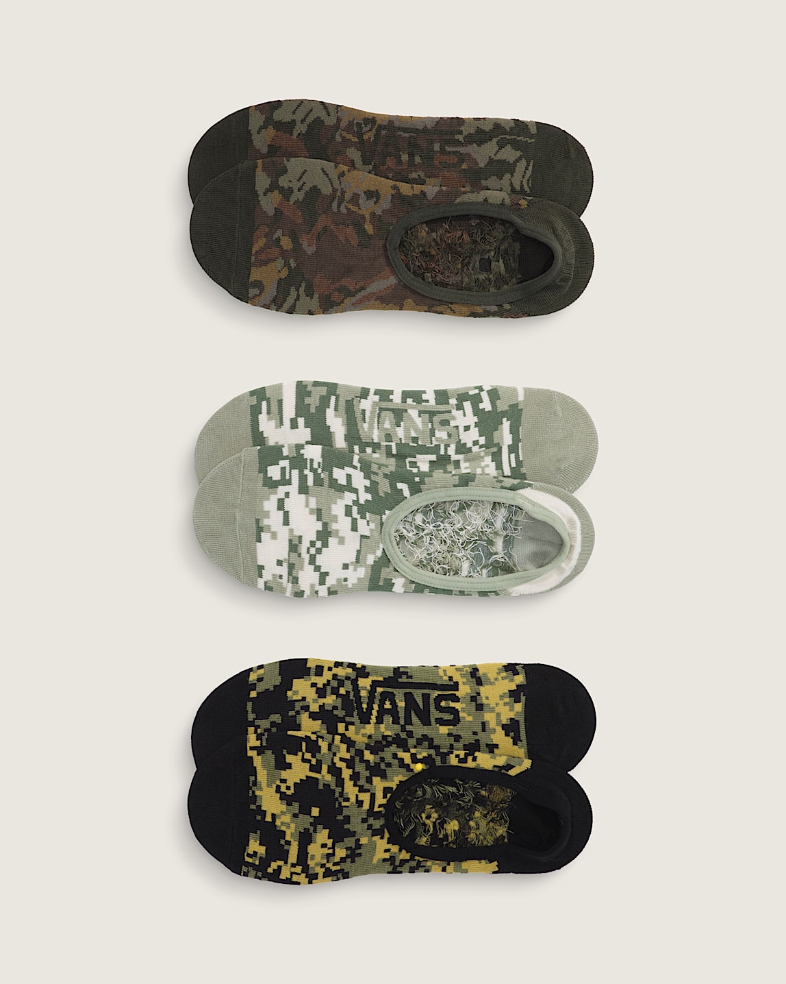 Printed Canoodle Socks 3-Pack en Tranquil Blue | Vans CA