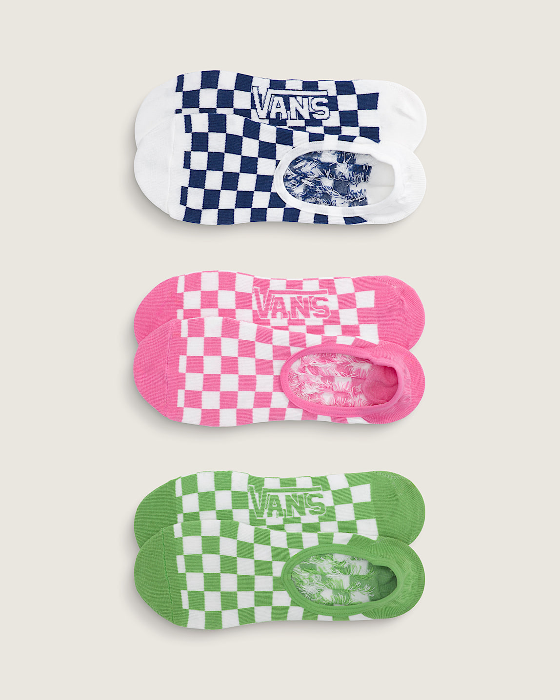 Jacquard Ticker Canoodle Socks 3-Pack in Racing Red | Vans