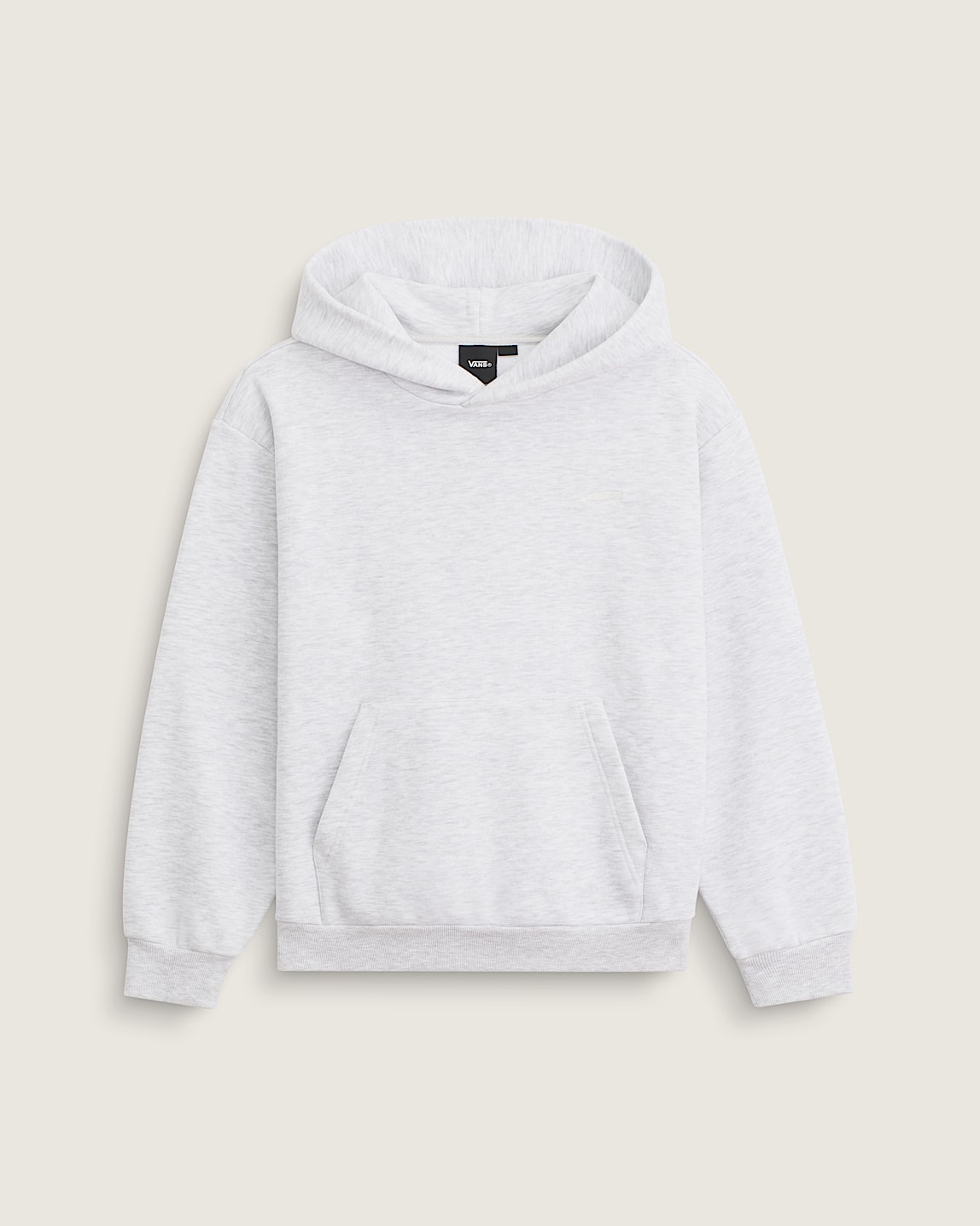 Script Logo Mock Neck Sweatshirt in White Heather | Vans