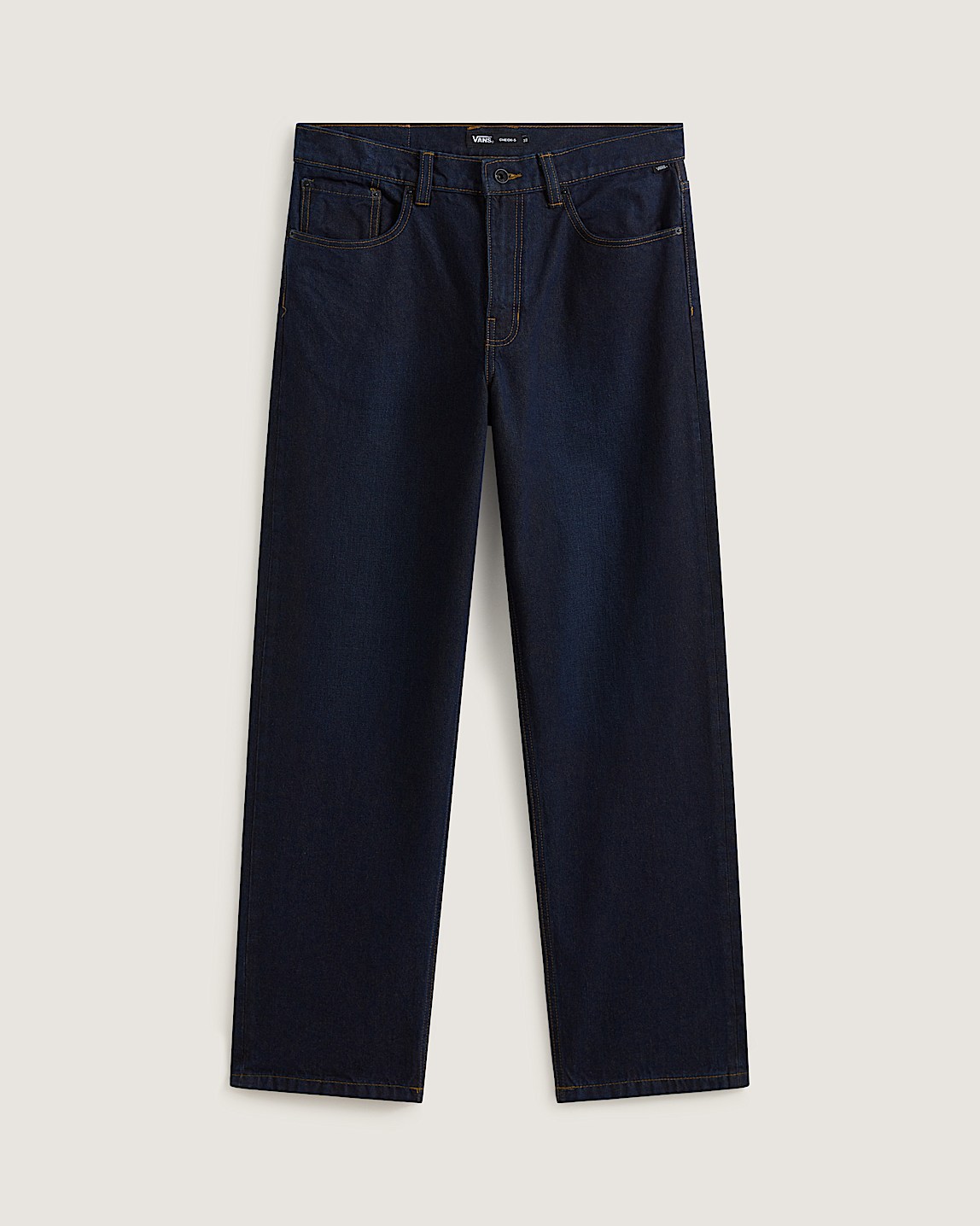 Check-5 Baggy Denim Pants in Dark Rinse Blue | Vans