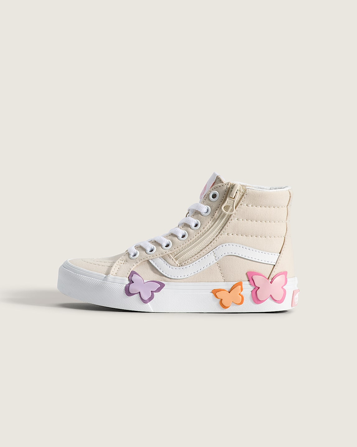 Little Kids Sk8-Hi Side Zip Shoe in Glitter Lilac Mist Purple | Vans