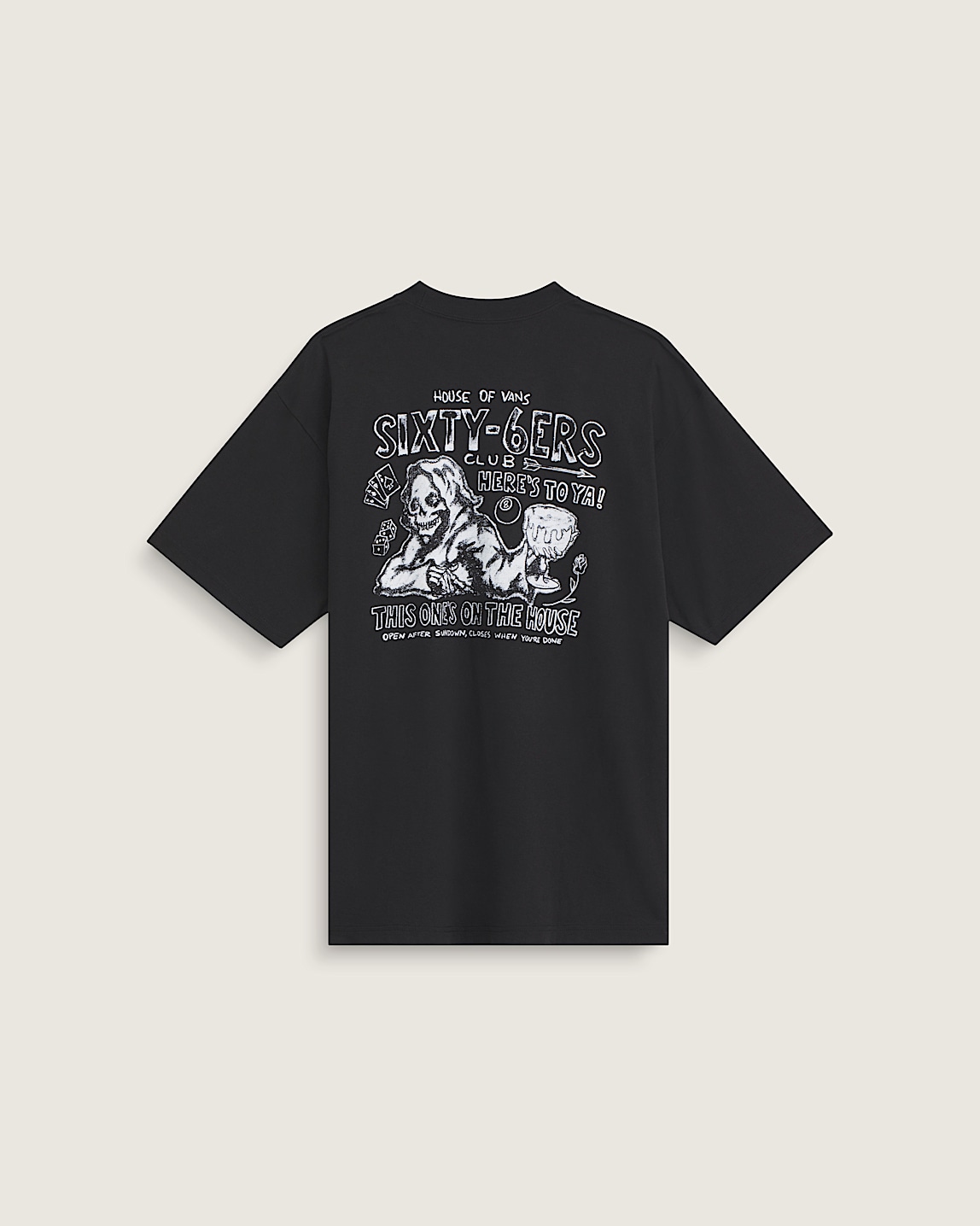 New Left Chest T-Shirt in Black / White | Vans