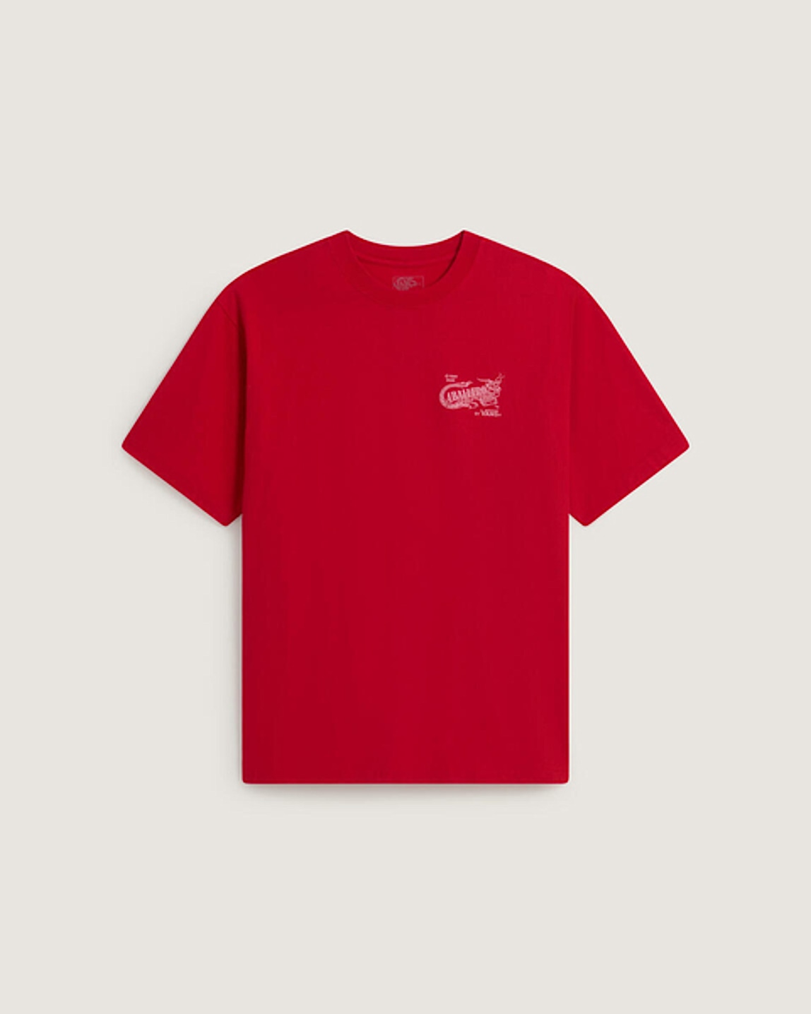 Raccoon Sign T-Shirt in Burgundy Red | Vans