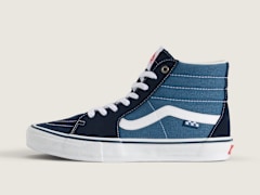 Navy Blue/White