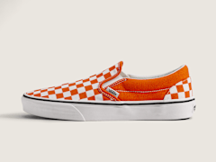 Checkerboard Orange/True White