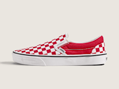 Checkerboard Crimson Red/True White