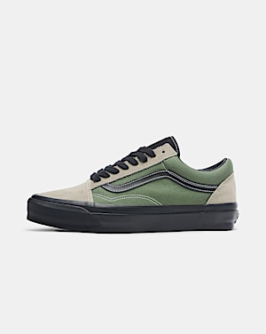 Vans old skool platform sneaker olive on sale