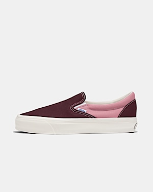 Premium Slip On 98 in Black White Vans