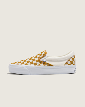 Premium Slip On 98 in Checkerboard Black White Vans