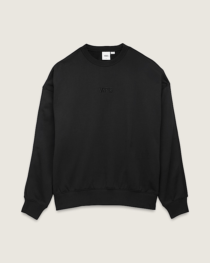 Premium Logo Crewneck Sweatshirt in Black Vans