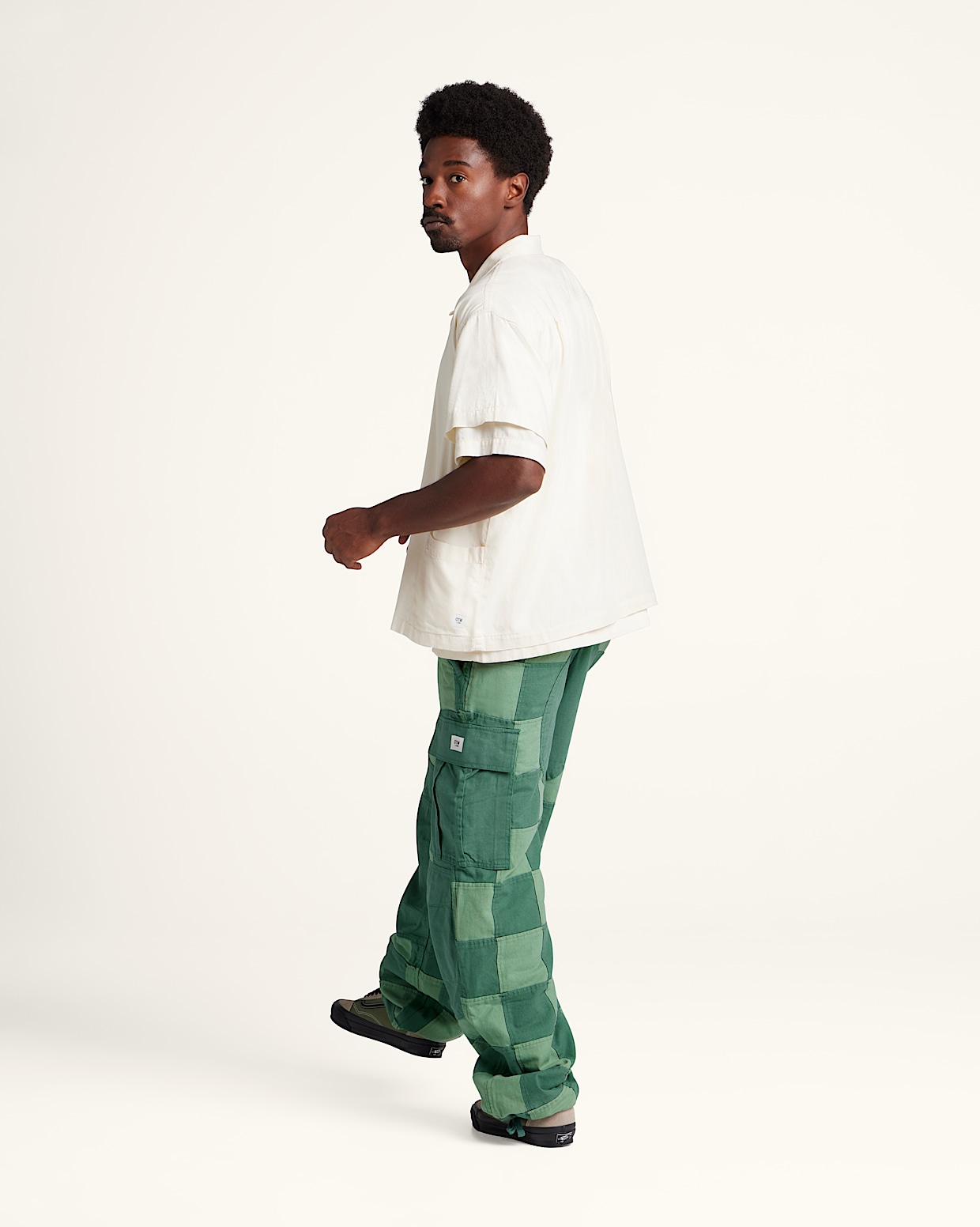 Vans green pants on sale