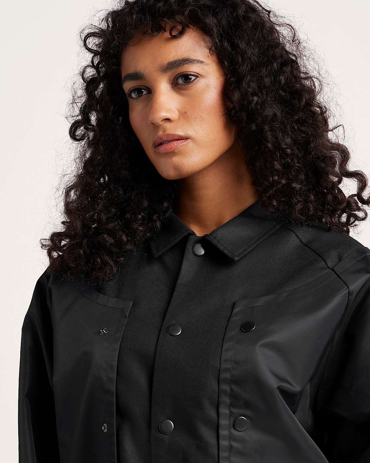 OTW Duo Tone Coaches Jacket in Black Vans