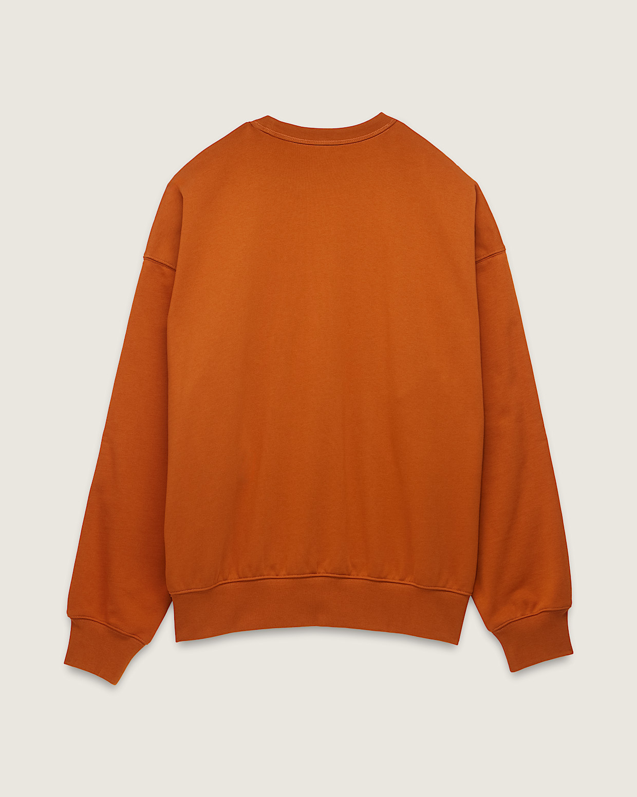 Orange crewneck sweatshirt sale