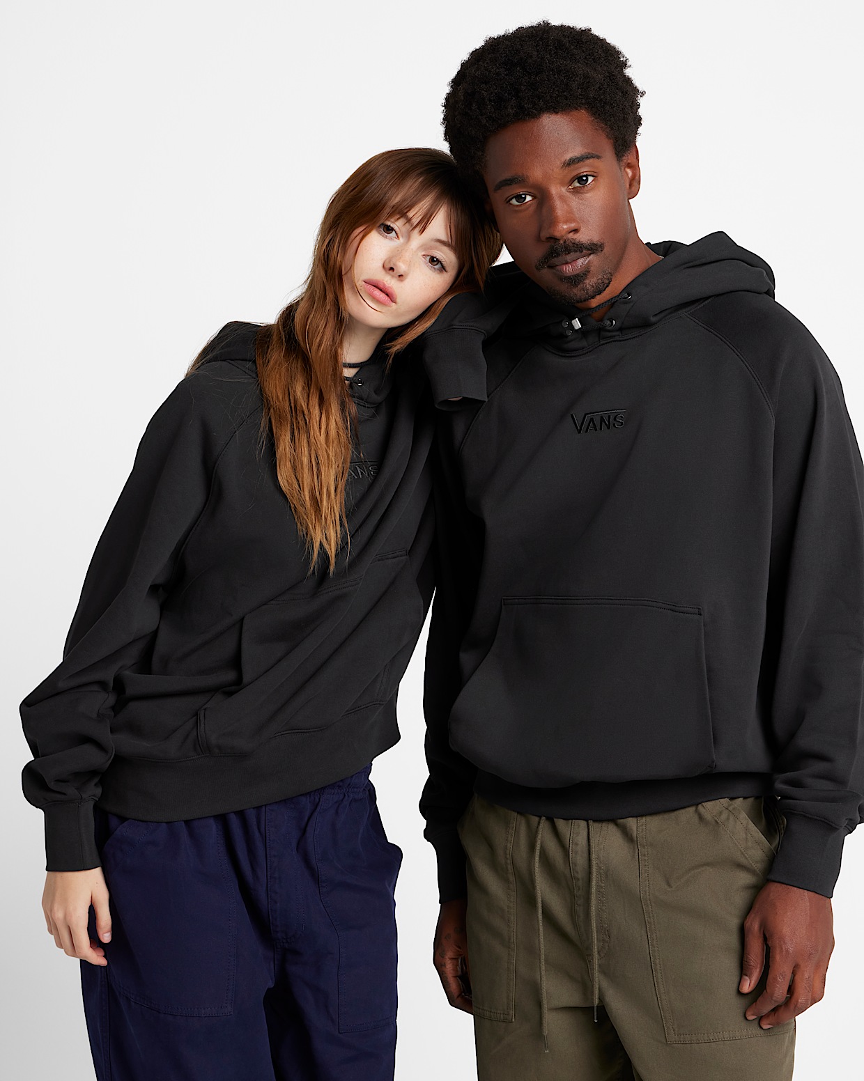 Premium Logo Hoodie in Black Vans