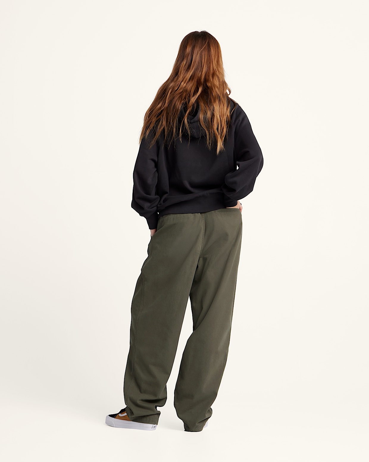 Premium Twill Trouser in Grape Leaf Green | Vans