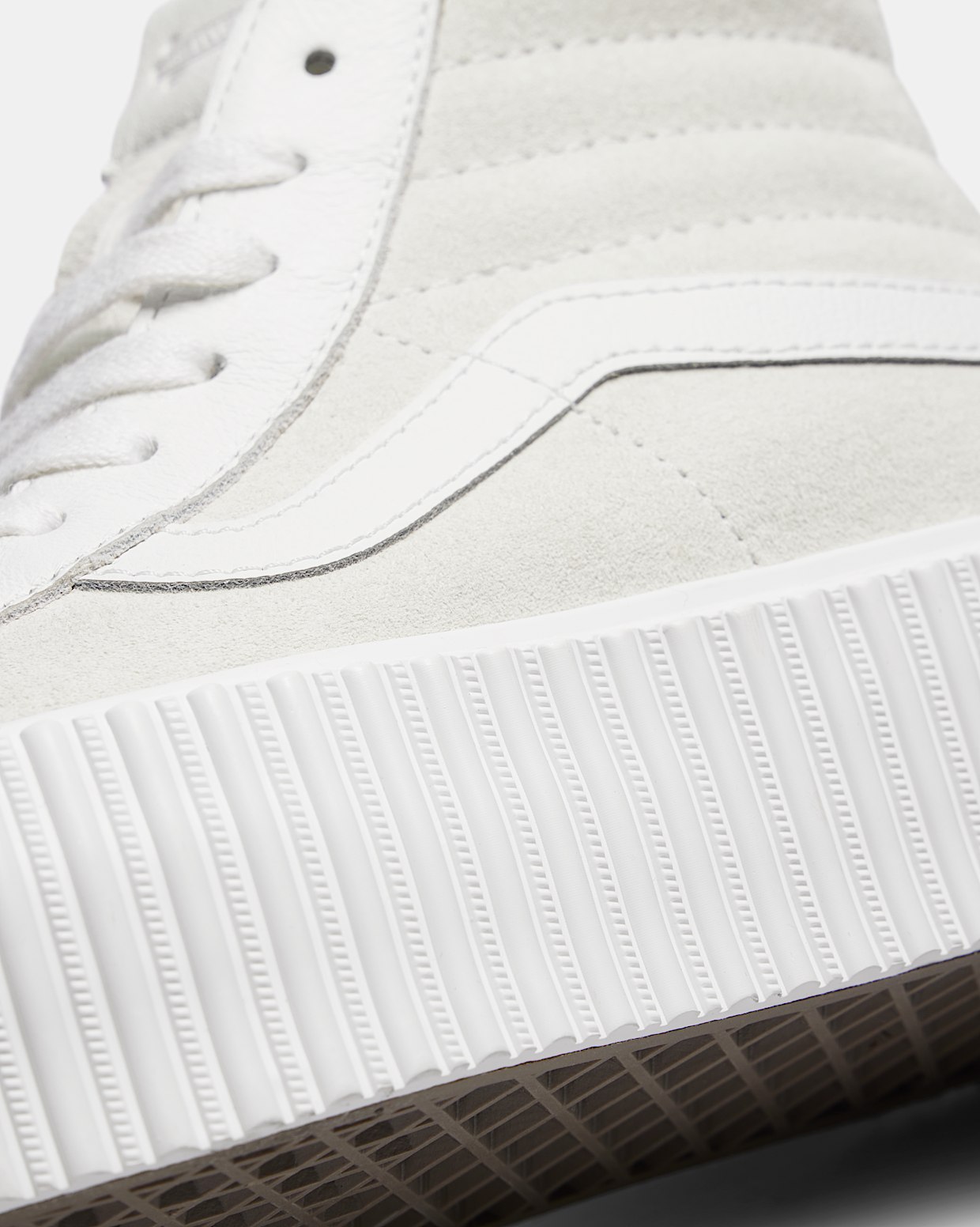 White high top platform vans store