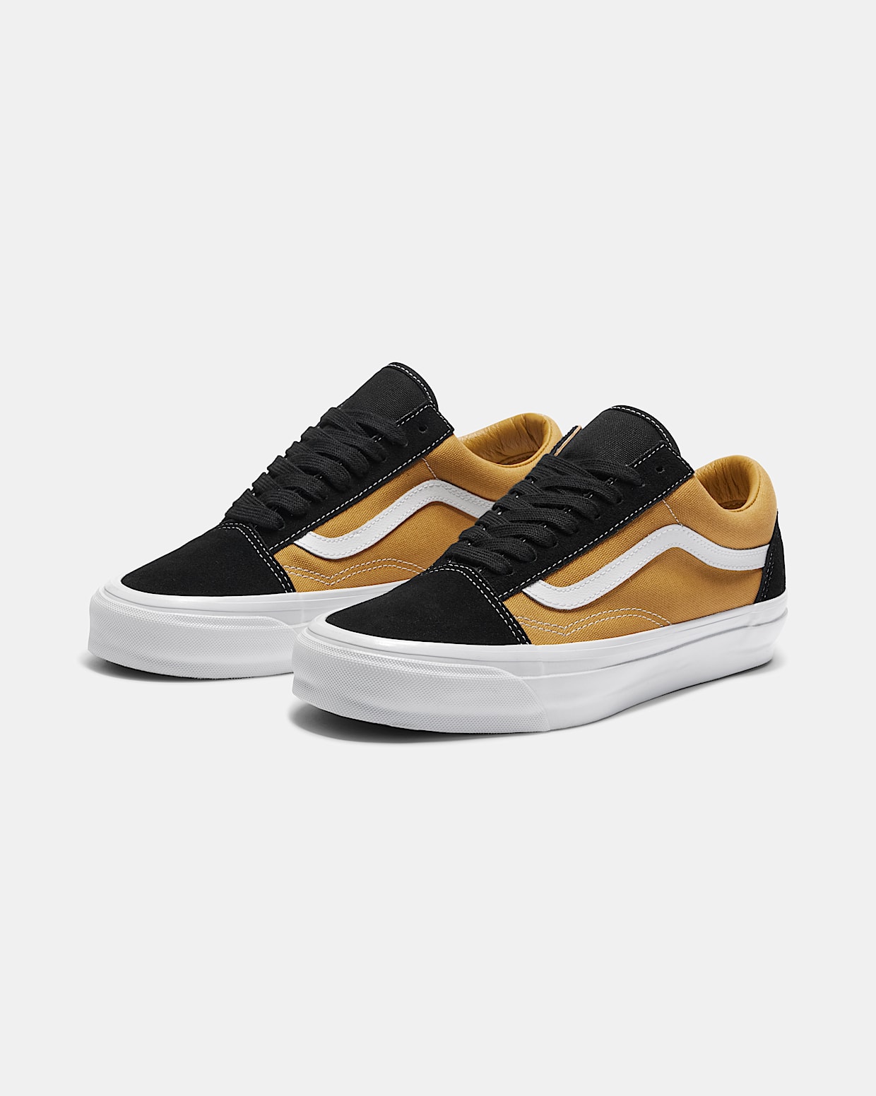 Premium Old Skool 36 in Black Woodthrush Brown Vans