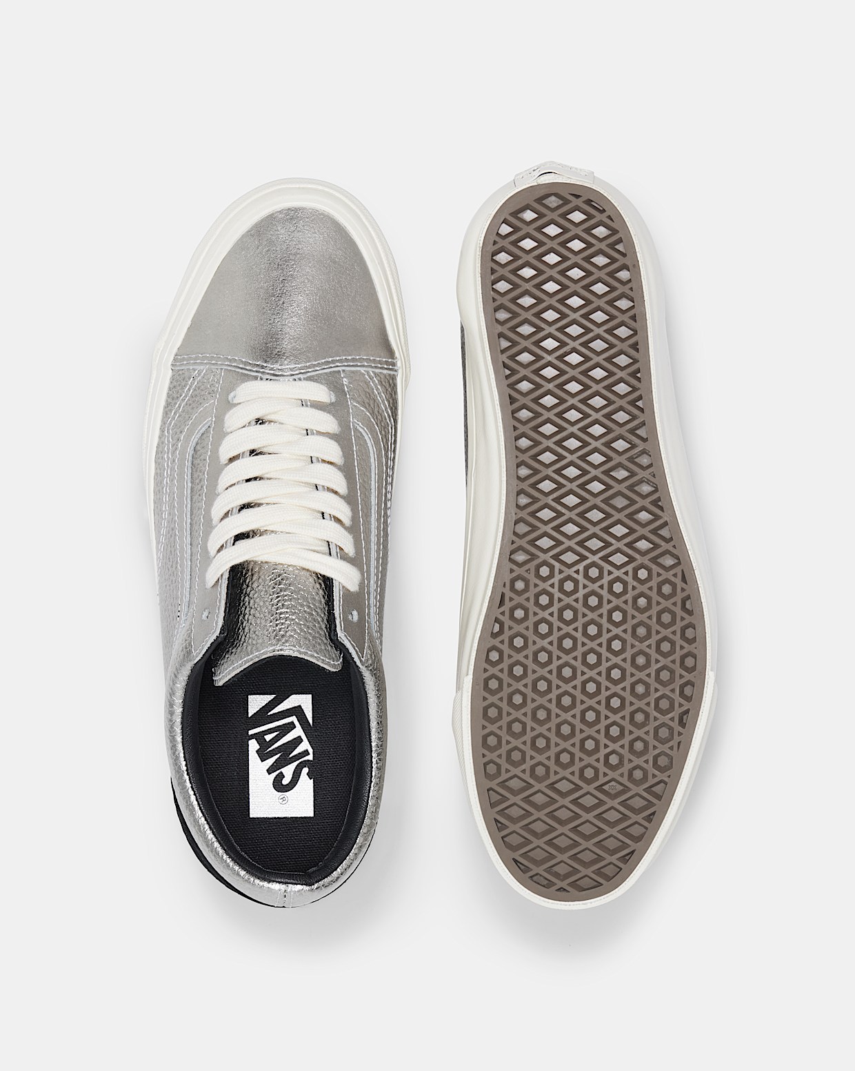 Silver vans shoes for sale online