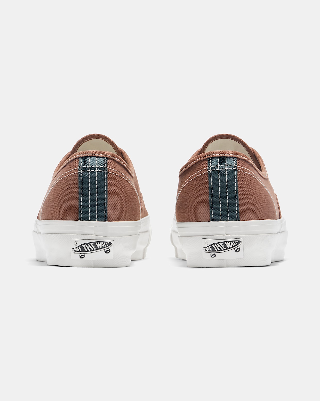 Vans authentic leather brown cheap