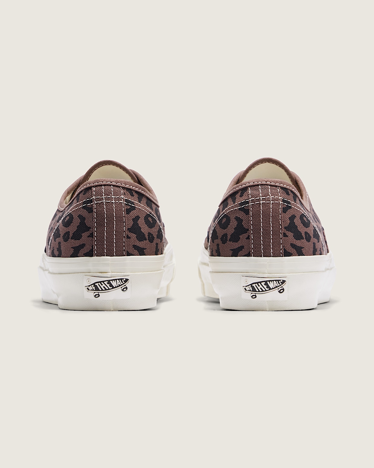 Premium Authentic 44 in Deep Taupe Black Print Vans