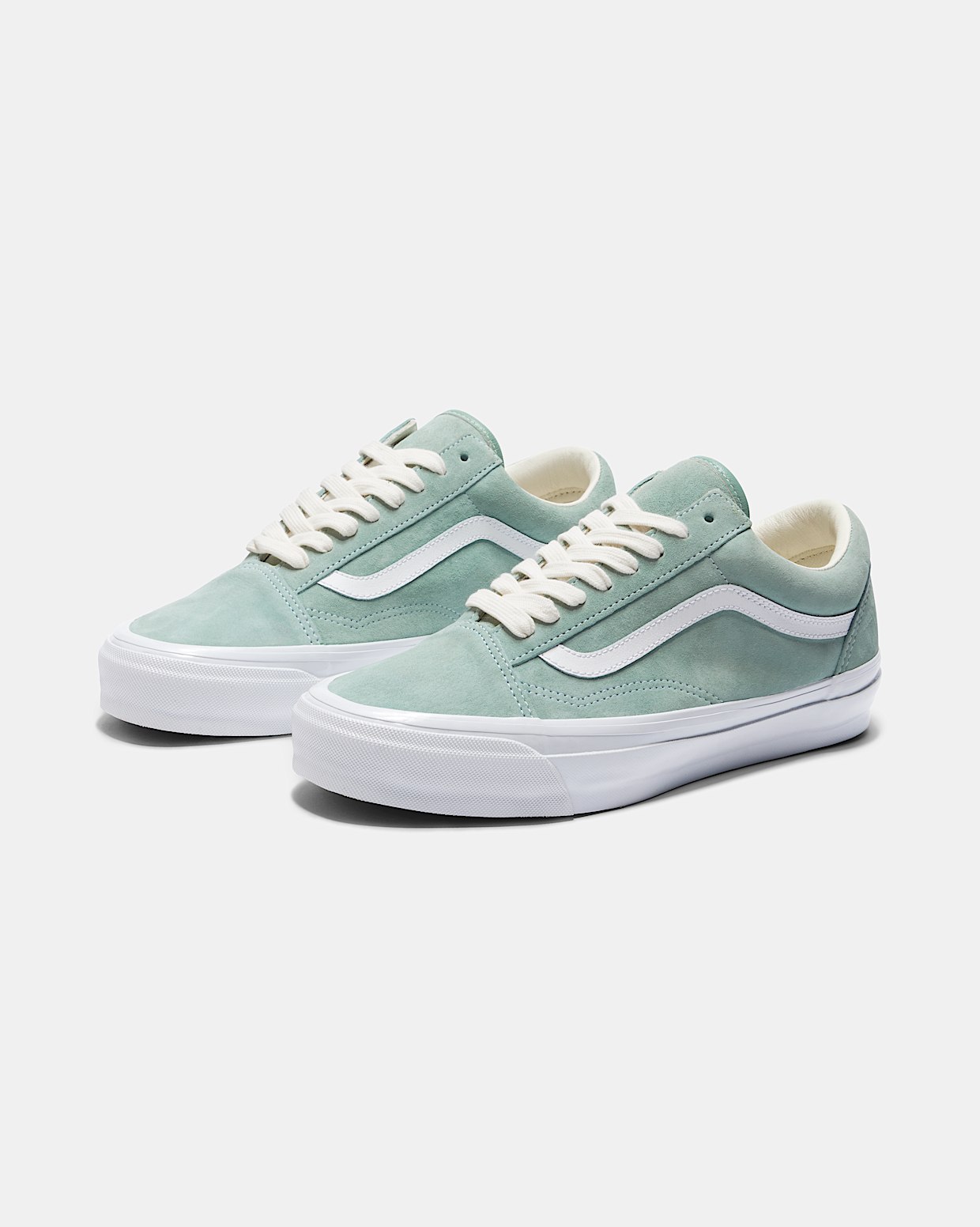 Low top green vans store