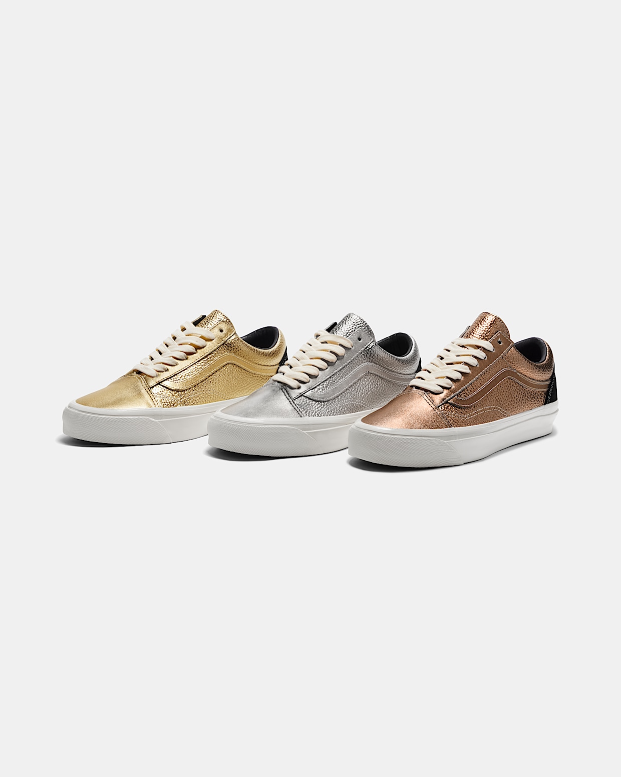 Vans old skool zip white gold online
