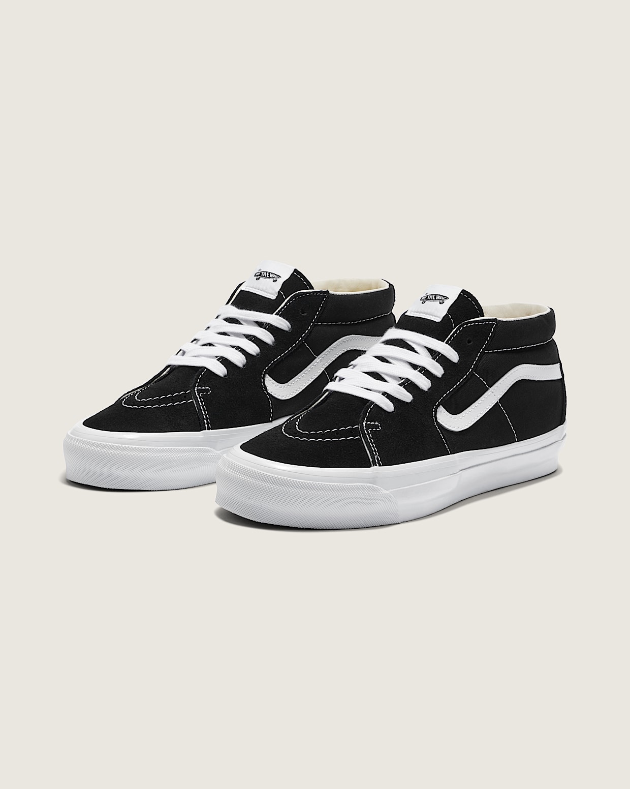 White vans mid on sale