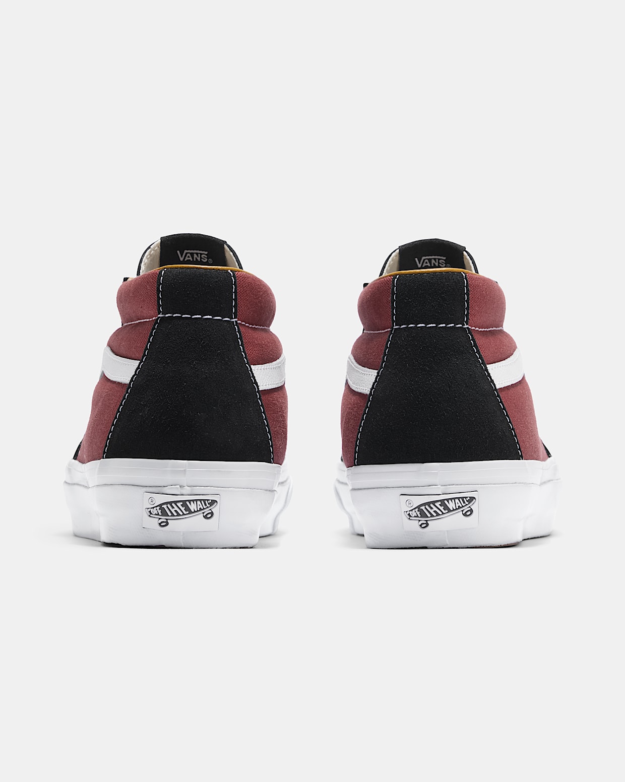 Vans maroon black discount