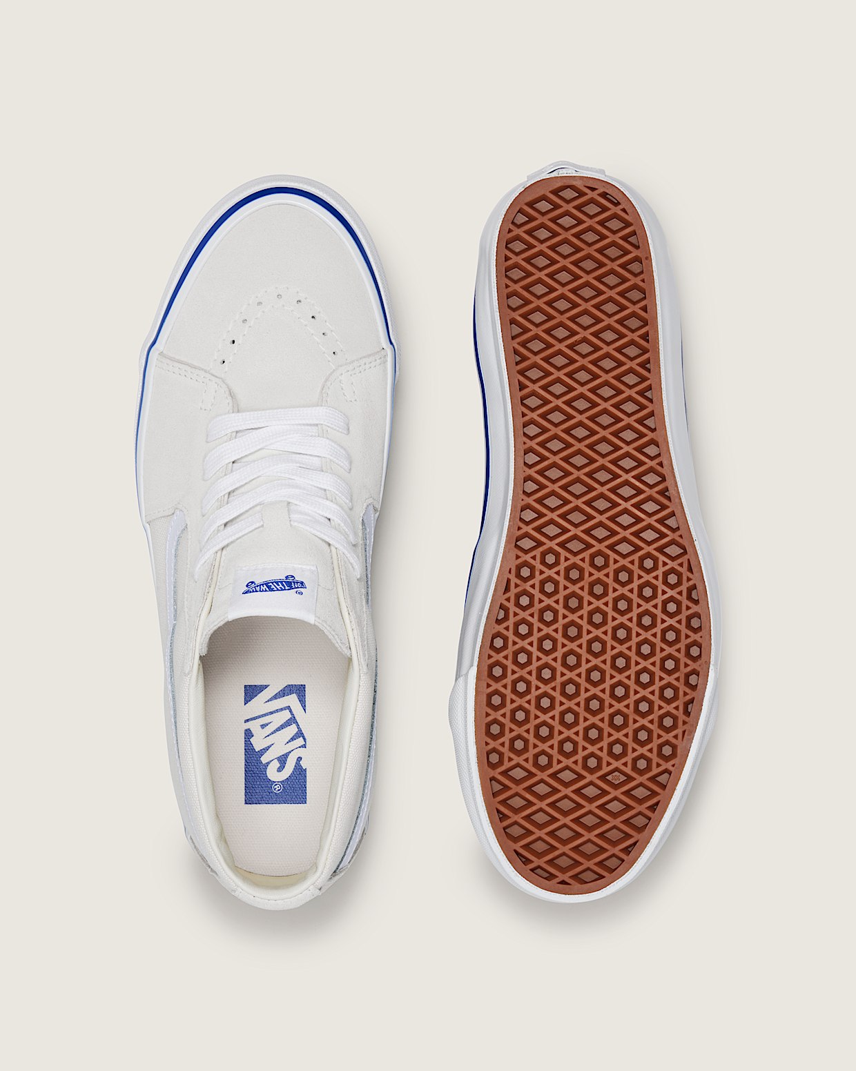 Vans sk8 hi white on sale
