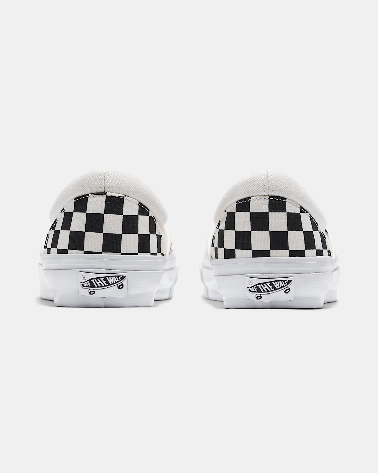 Slide on checkerboard vans discount