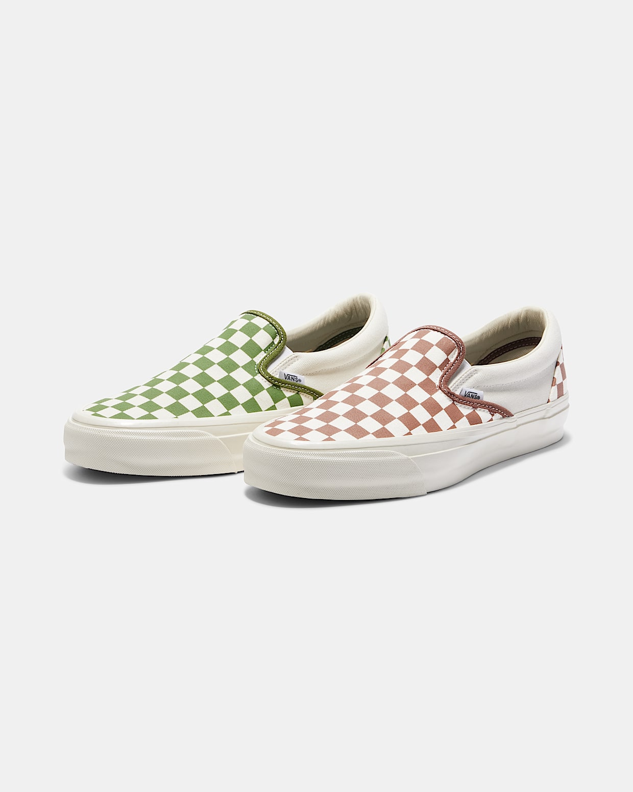 Premium Slip On 98 in Pesto Green Vans
