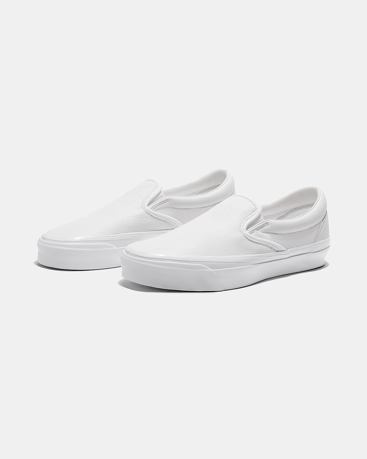 Premium Slip On 98 in White Vans