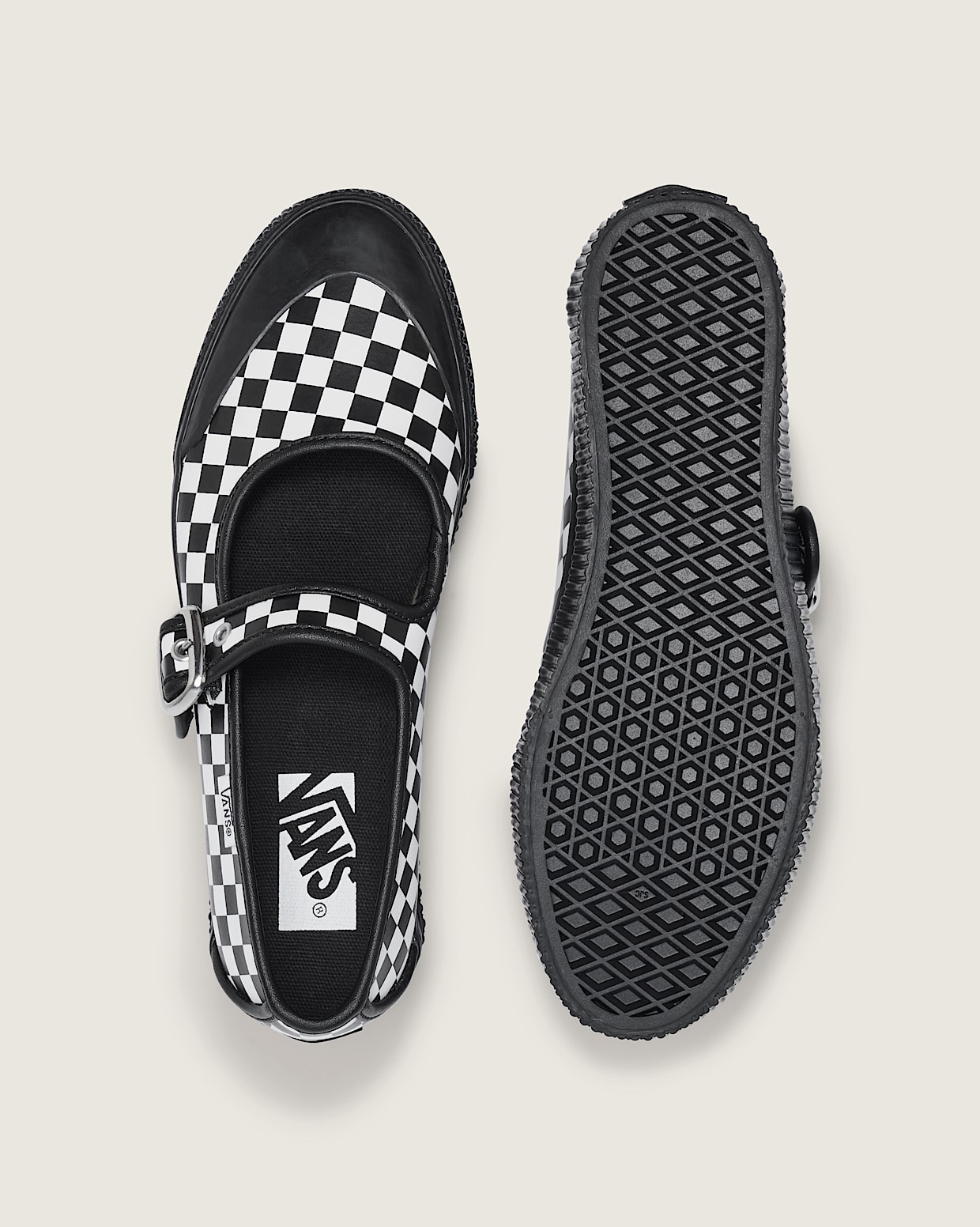 Premium Mary Jane 93 in Checkerboard Black White Vans