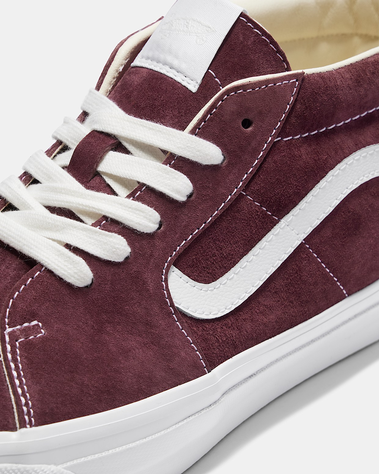 Vans sk8 mid burgundy top