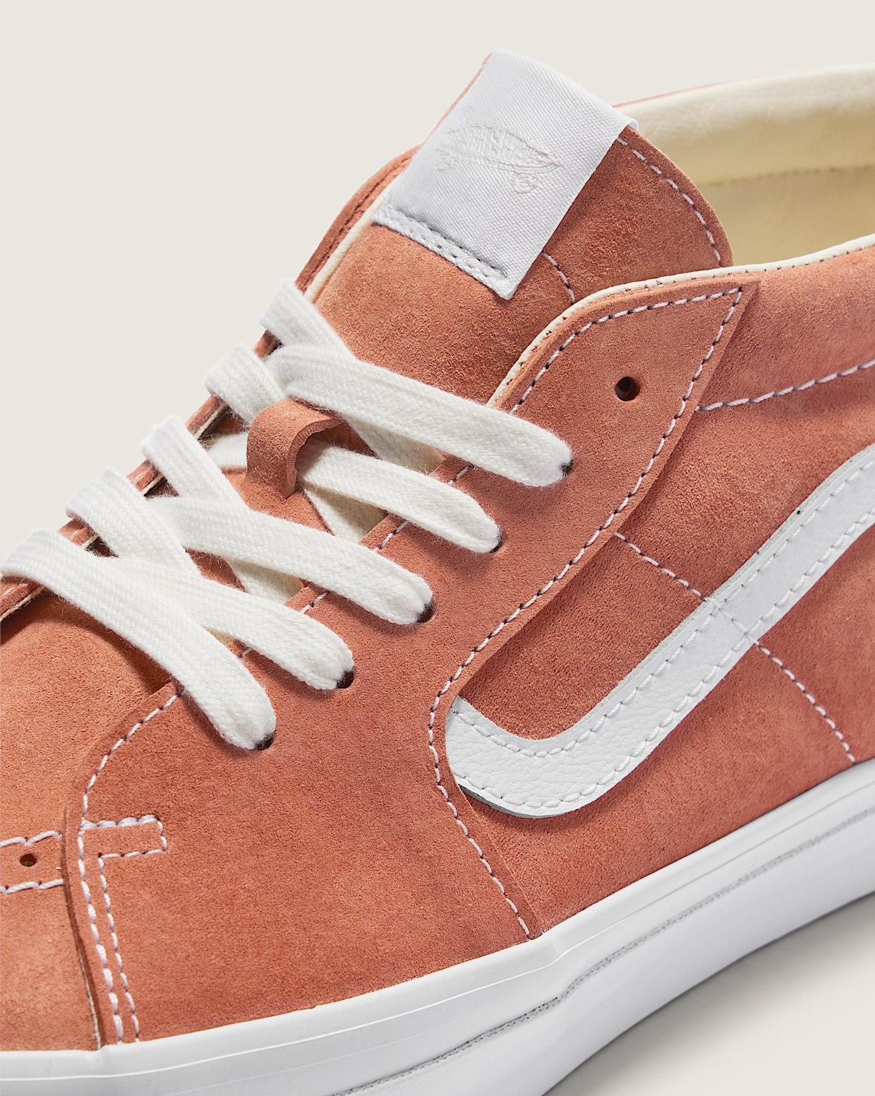 Vans high tops orange on sale