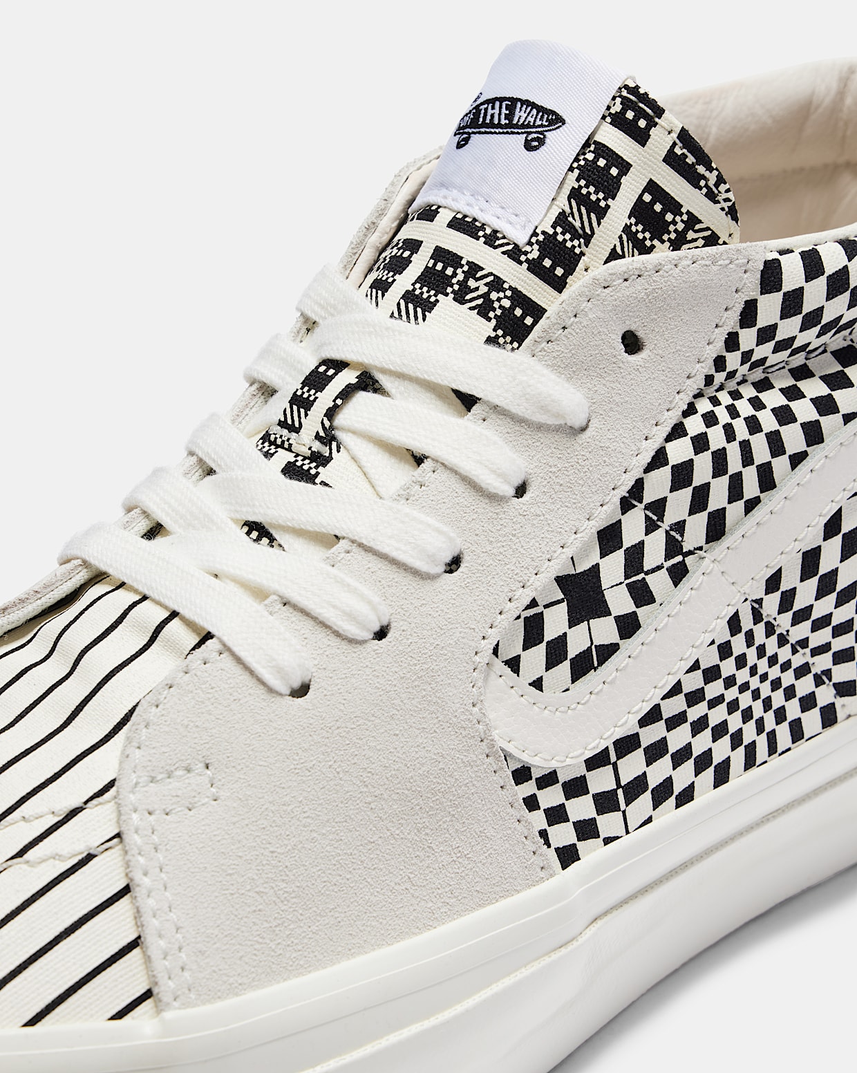 All white mid top vans hot sale
