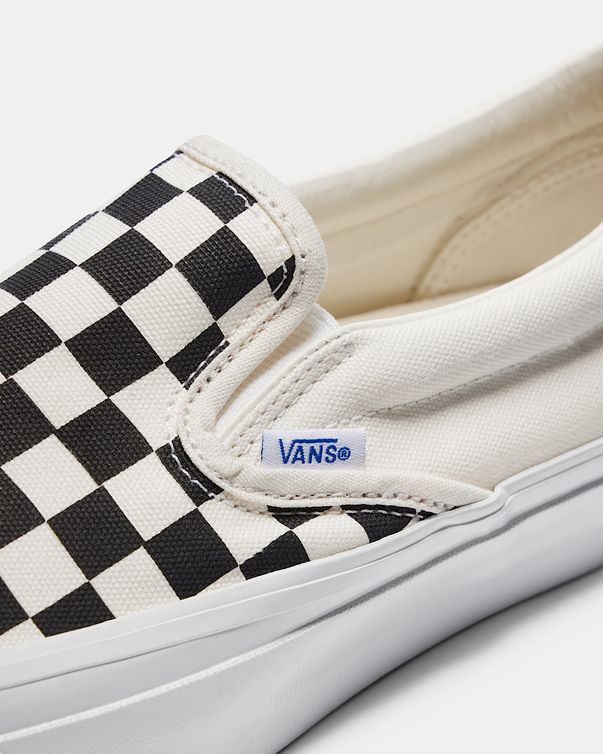 Burgundy checkerboard slip on vans new arrivals